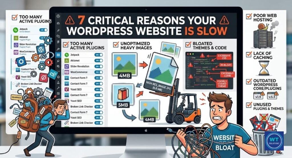 Critical Reasons Your WordPress Website Is Slow – And How to Fix It
