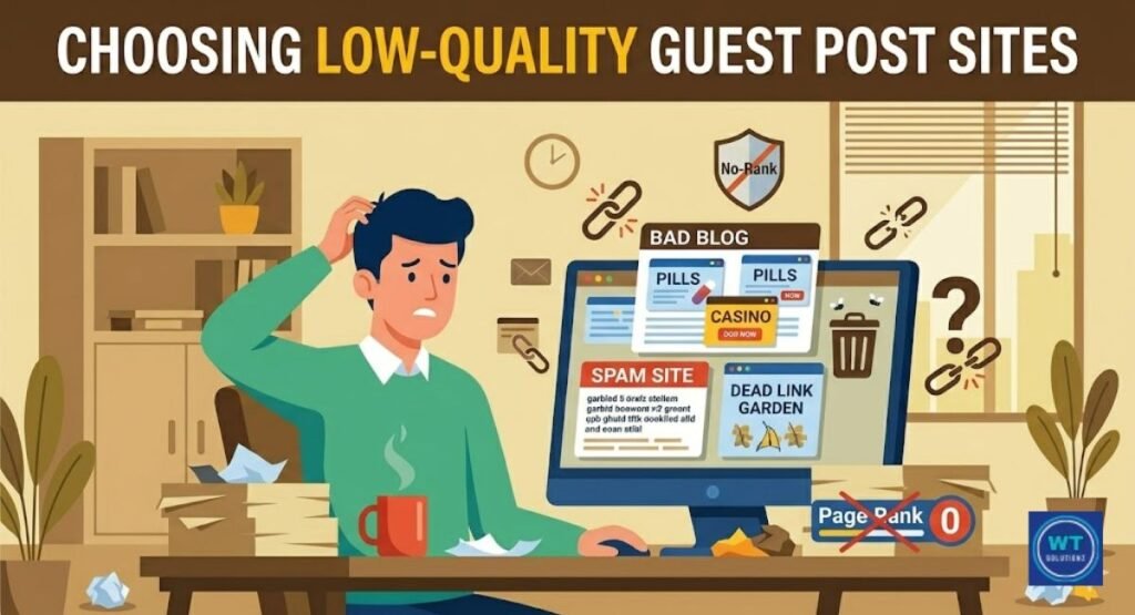 Choosing Low-Quality Guest Post Sites