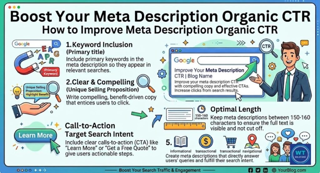 How to Improve Meta Description Organic CTR