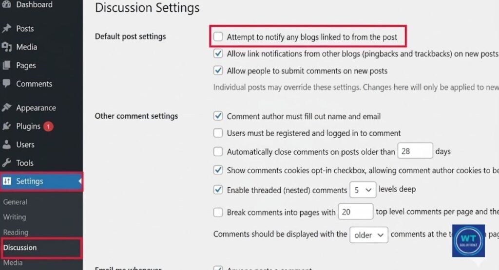 How to Turn Off Pingbacks in WordPress