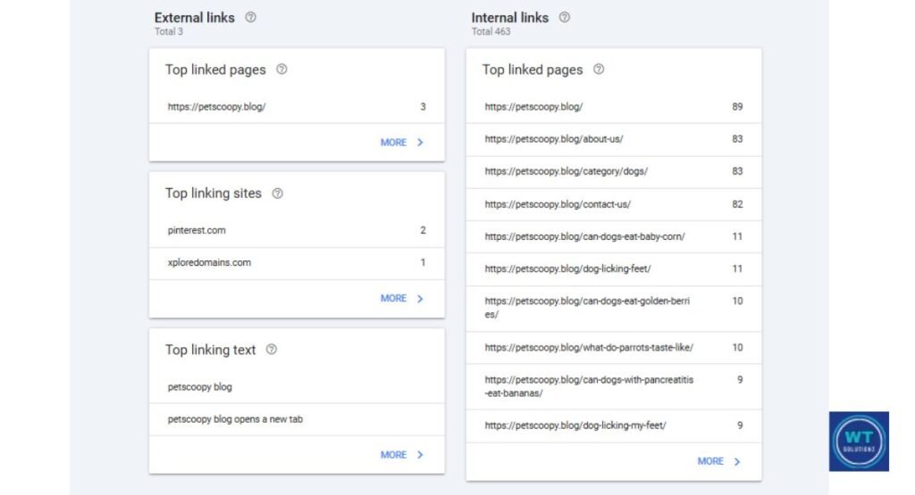 Internal Links Help Google Understand the Site Structure