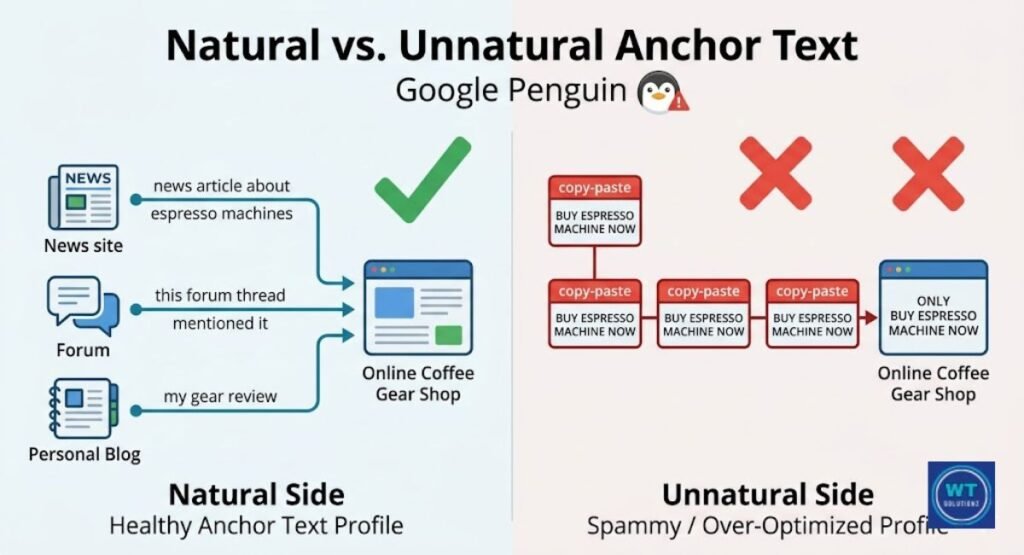 Natural Anchor Text vs Unnatural Anchor Text