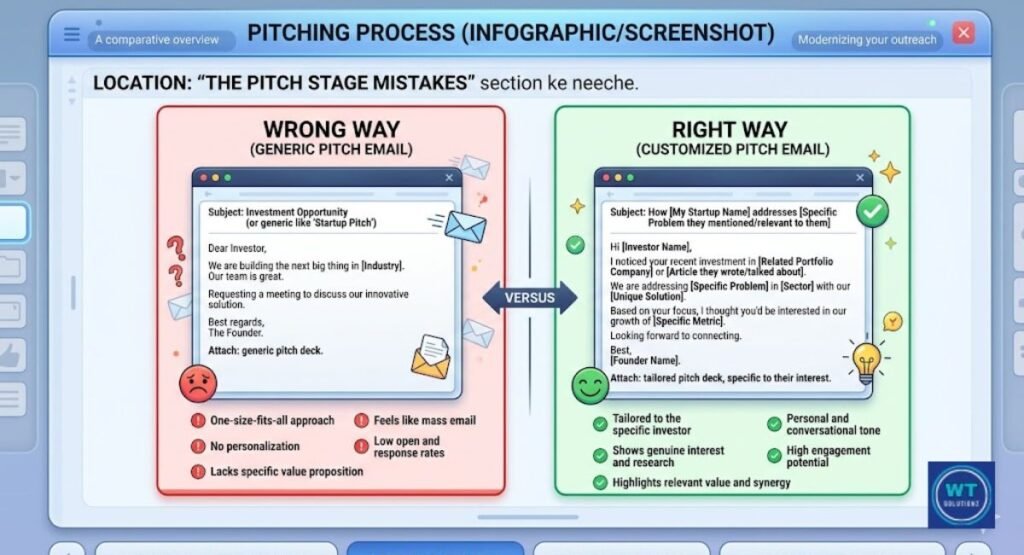 THE PITCH STAGE MISTAKES