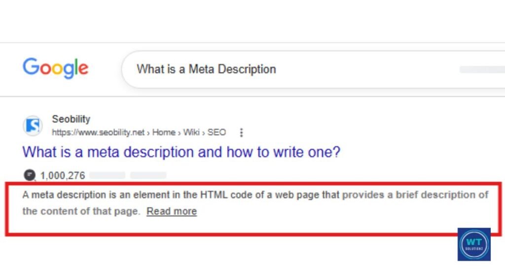 What is a Meta Description