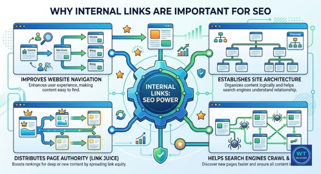 why are internal links important for SEO